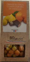 Orange & citron confits enrobés de chocolat