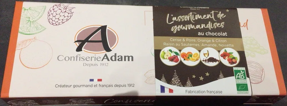 Assortiment de gourmandises bio