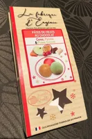 Pates de fruits au chocolat