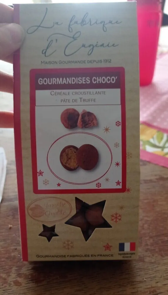 Céréales croustillante pâte de truffe
