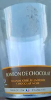 Amandes grillées enrobées de chocolat noir