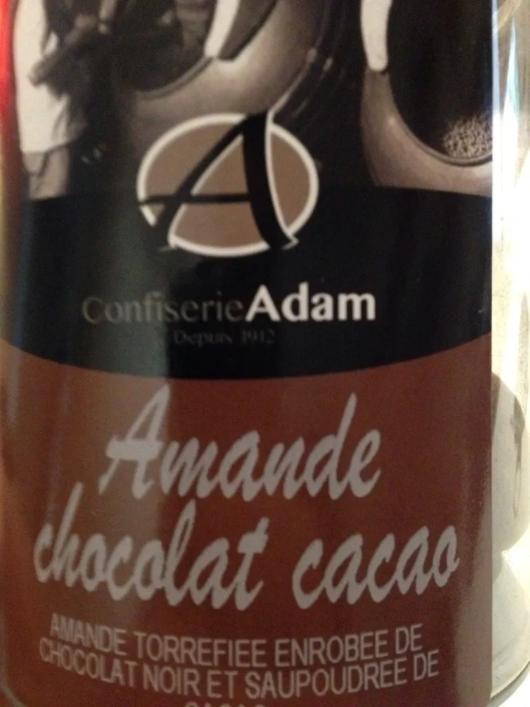 Amandes chocolat cacao