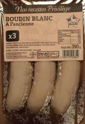 Boudin blanc à l'ancienne