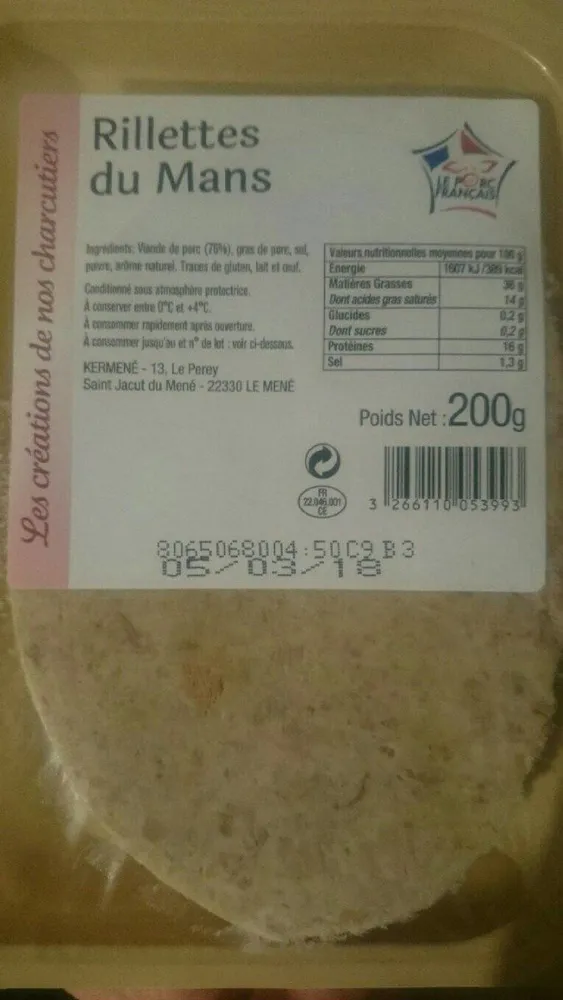 Rillette Du Mans,