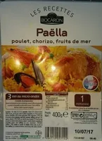 Paëlla poulet chorizo fruits de mer