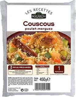 Couscous Bocaron Poulet, merguez