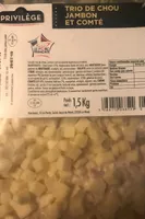 Trio de chou jambon et comté