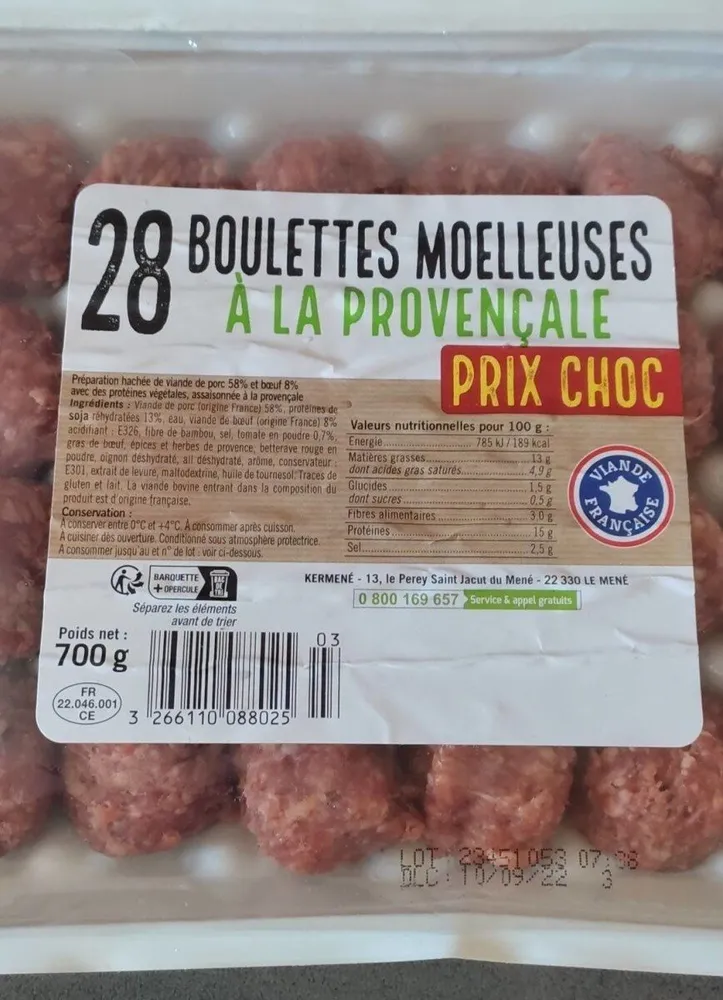 Boulettes moelleuses à la provençale