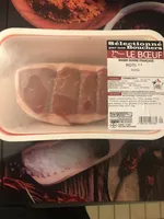 Roti de boeuf dans la tranche Viande bovine