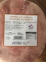 Jambon Cuit Supérieur Découenné