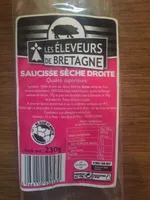 Saucisse sèche droite