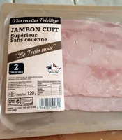 Jambon cuit supérieur sans couenne