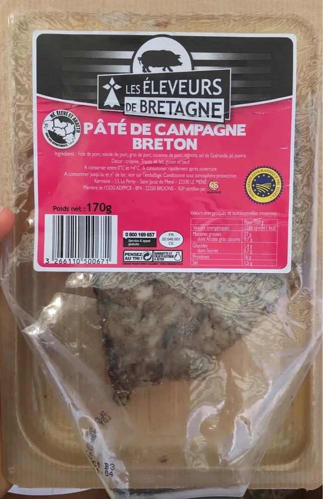 Paté de campagne Breton