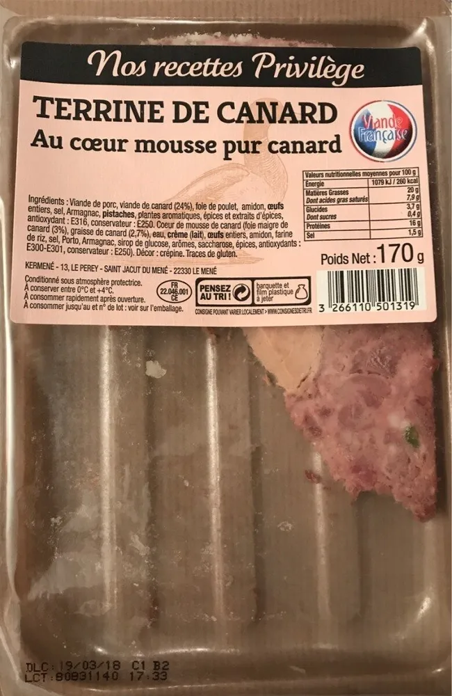 Terrine de canard