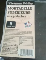Mortadelle supérieure aux pistaches