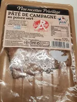 Pâte de campagne au poivre vert