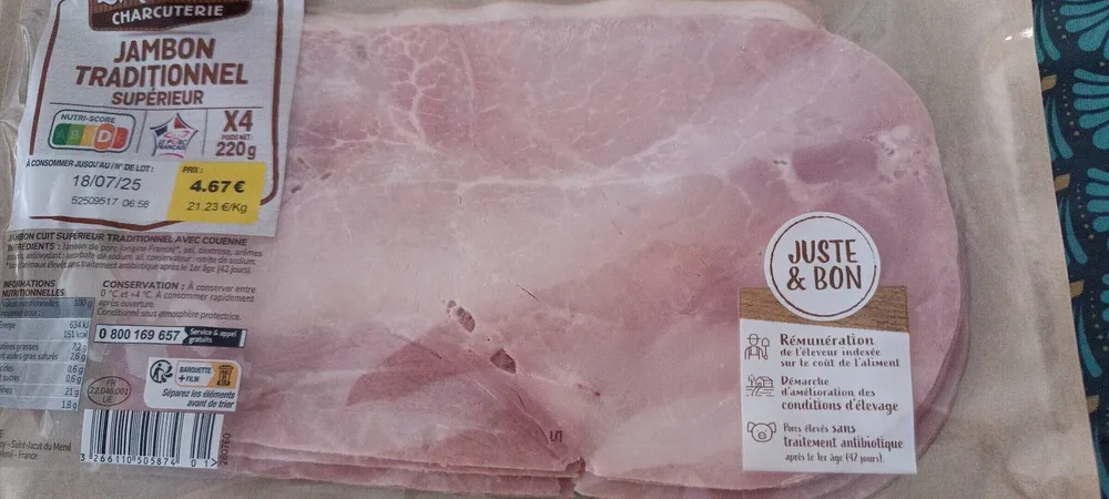 JAMBON TRADITIONNEL SUPERIEUR