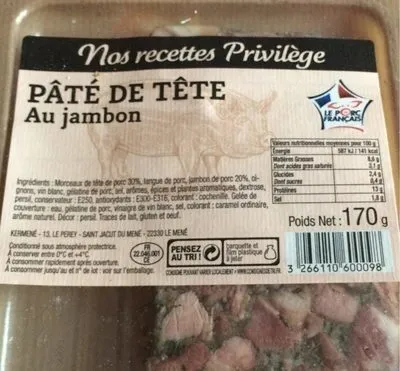 Pate de tete au jambon