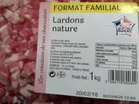Lardons de porc nature