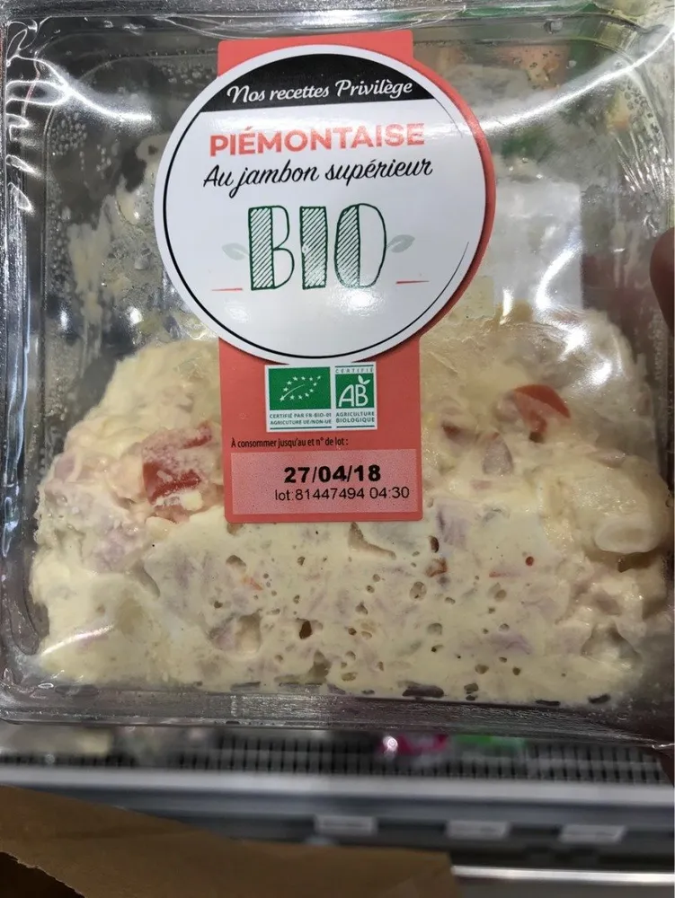 Piemontaise au jambon suoerieur bio
