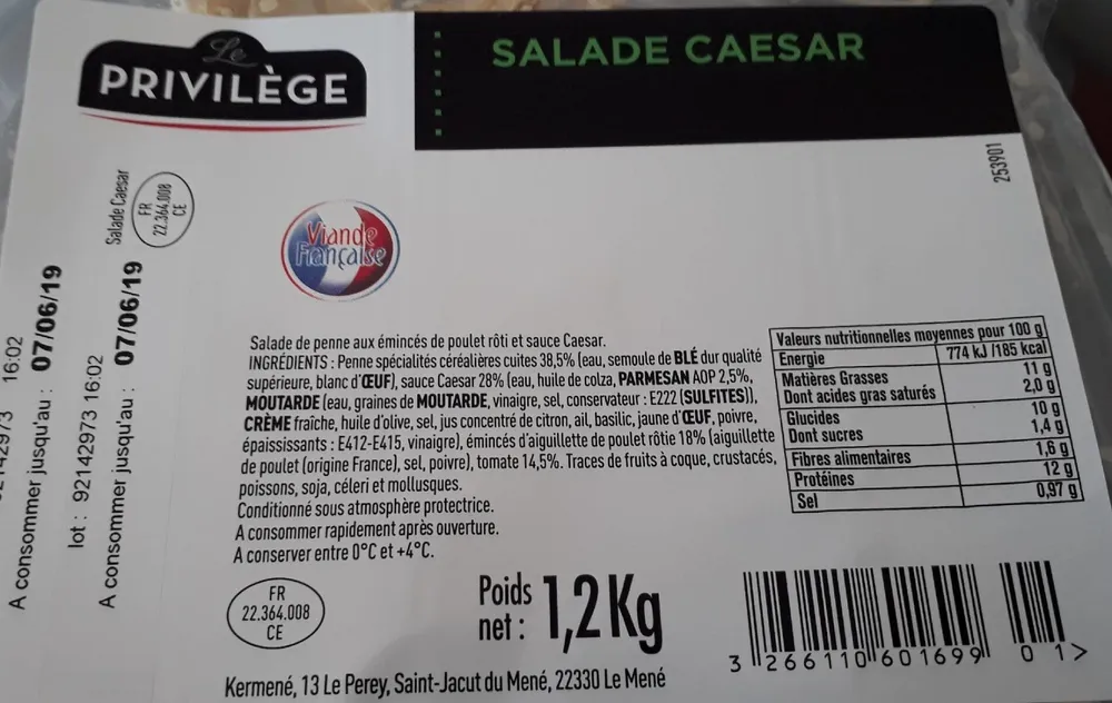Salade césar
