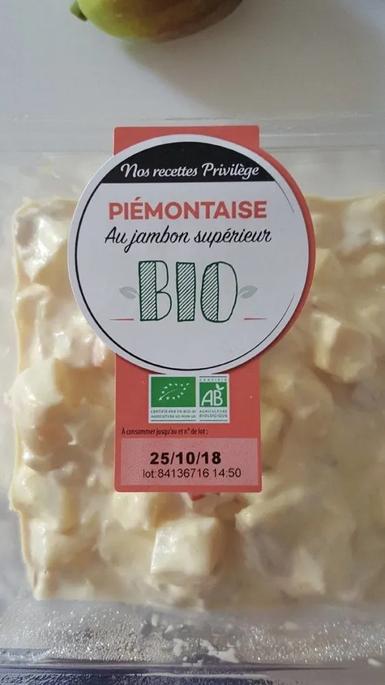 Salade piėmontaise au jambon supérieur