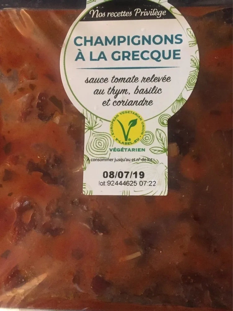 Champignon à la grecque