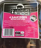 4 saucisses boyau naturel