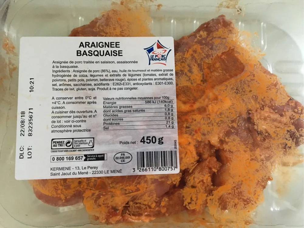 Araignée basquaise