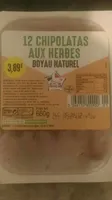12 chipolatas au herbe