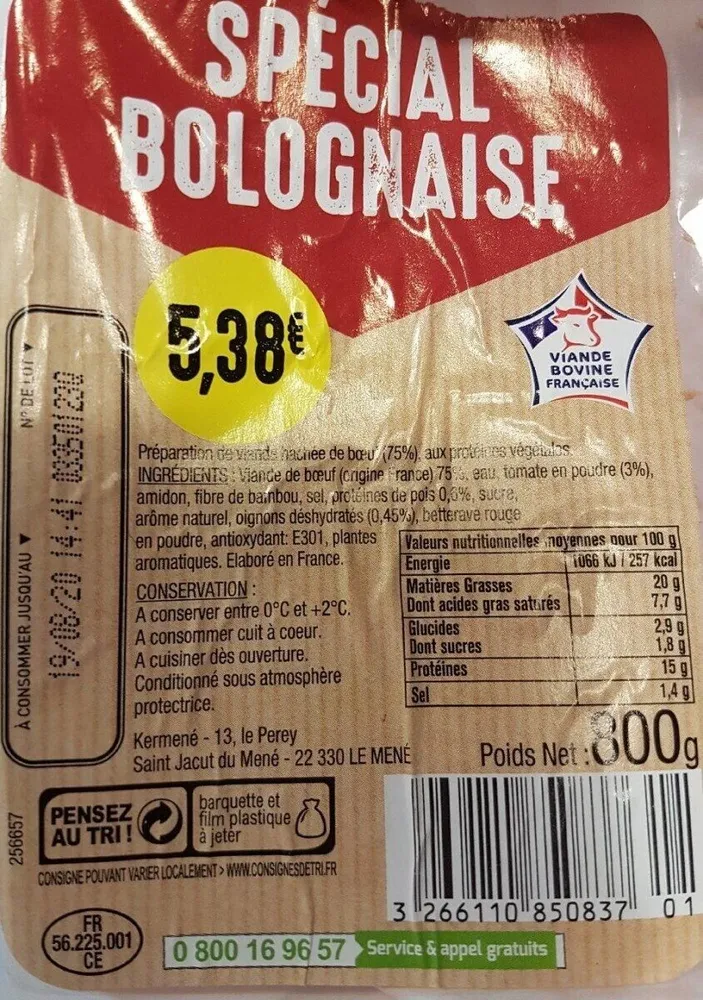 Spécial bolognaise