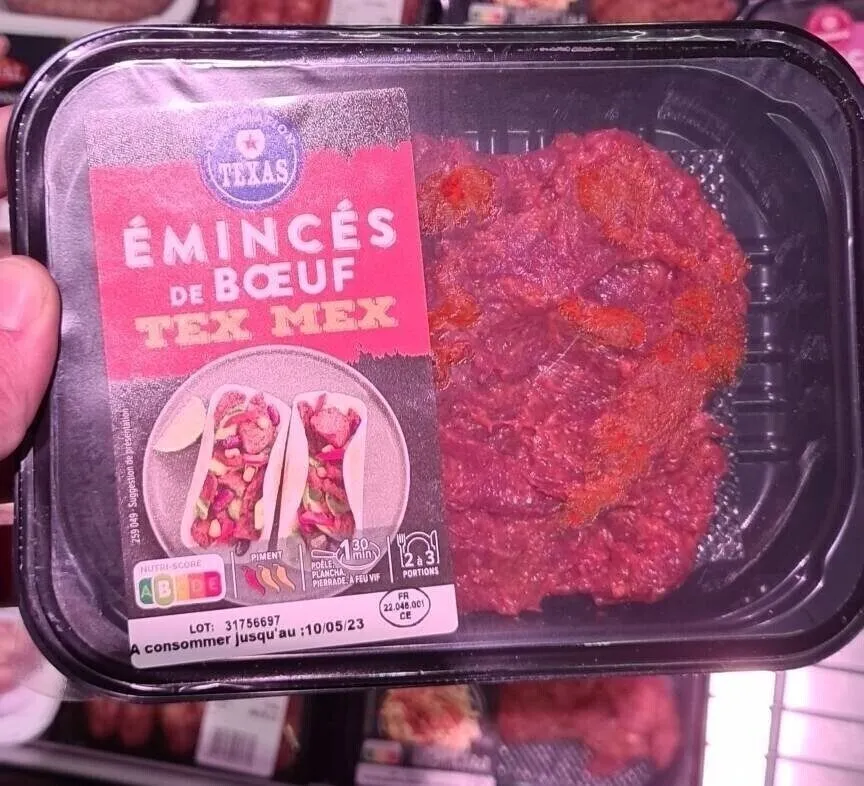 Émincés de bœuf tex mex