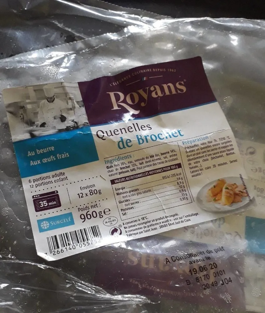 Quenelles de brochet