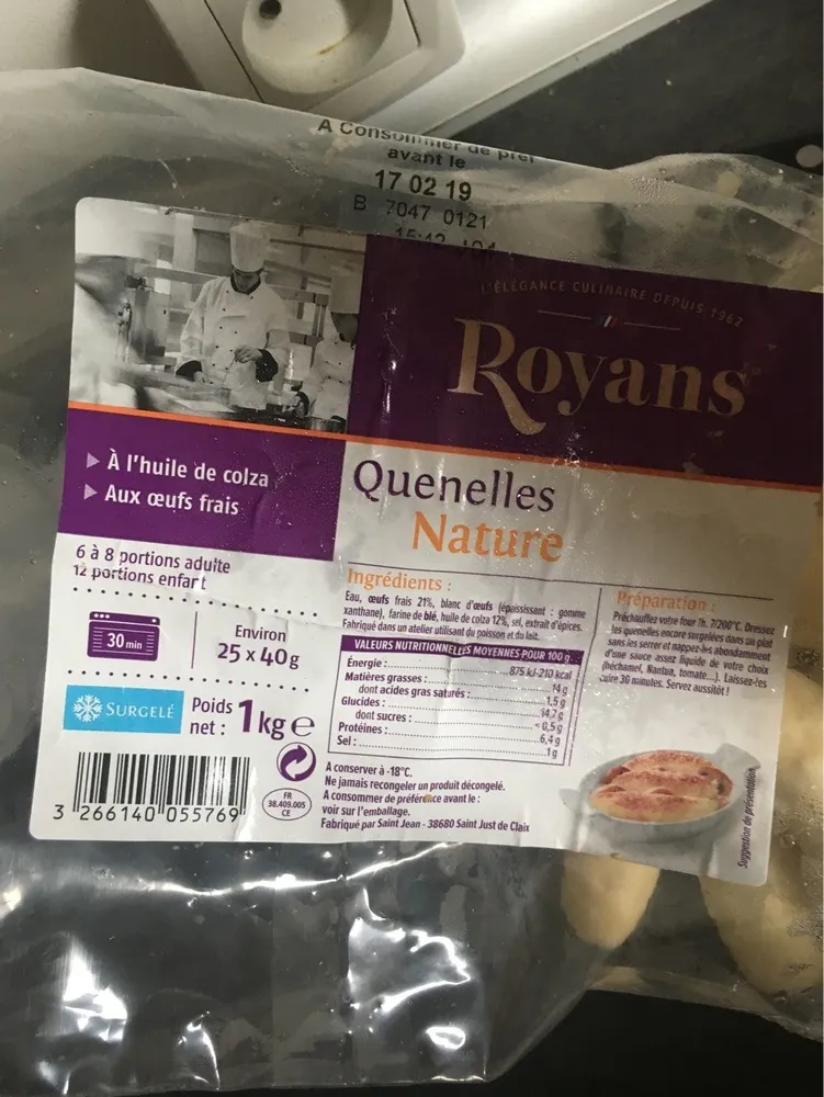 Quenelles nature