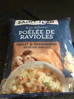 Poelee Ravioles Poulet et Champignons