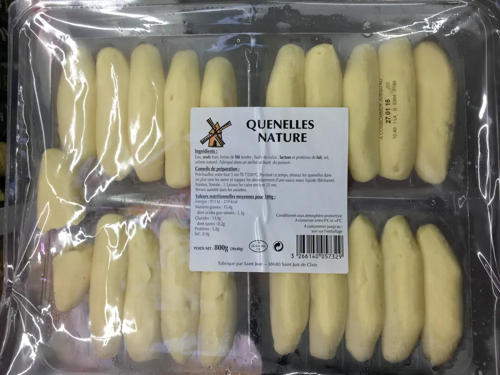 Quenelles nature