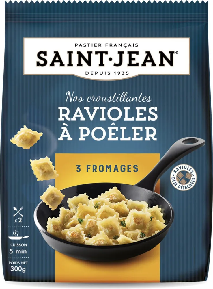 Ravioles à poêler - 3 fromages