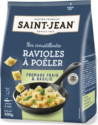 Ravioles à poêler Basilic