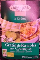 Gratin de Ravioles aux Courgettes sauce Tomate Basilic