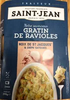 Gratin de Ravioles aux Noix de St Jacques & Crème safranée