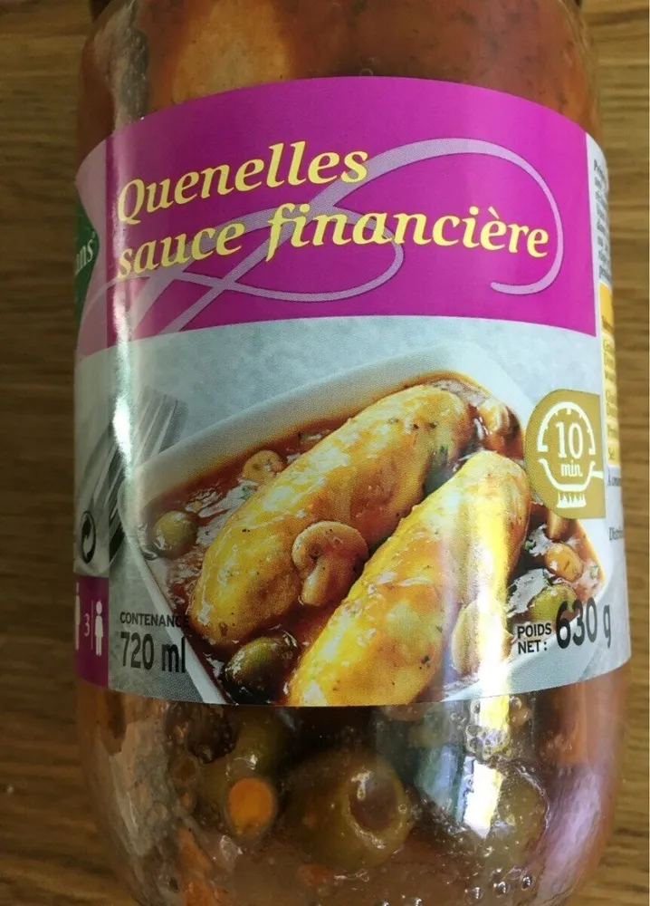 Quenelles ssuce financieres