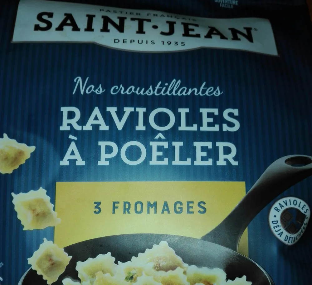 Saint Jean ravioles à poêler 3 fromages