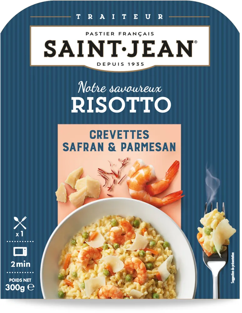 Risotto crevettes safran & parmesan