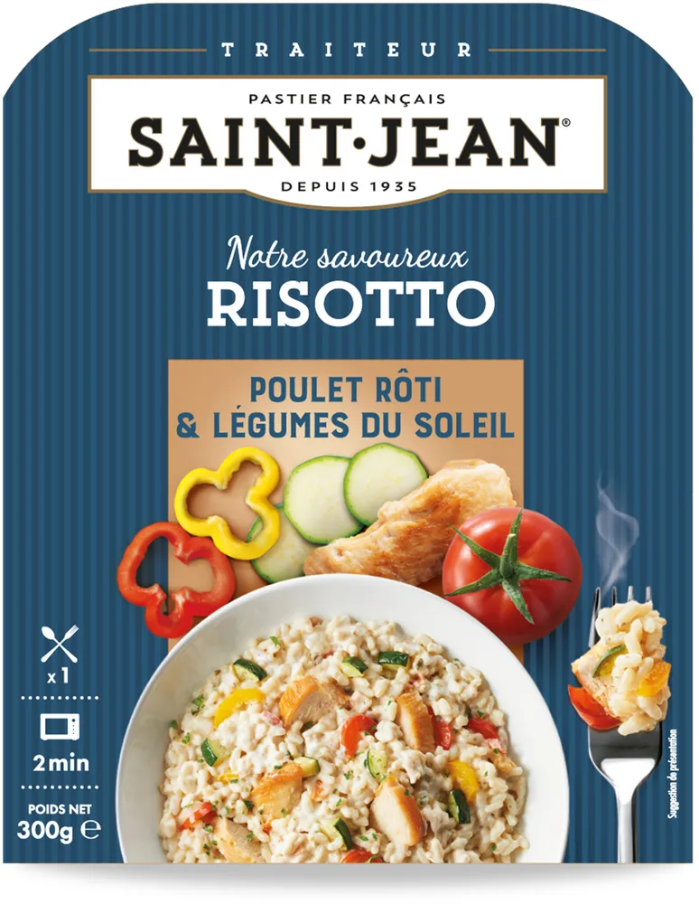 Risotto poulet & légumes du soleil