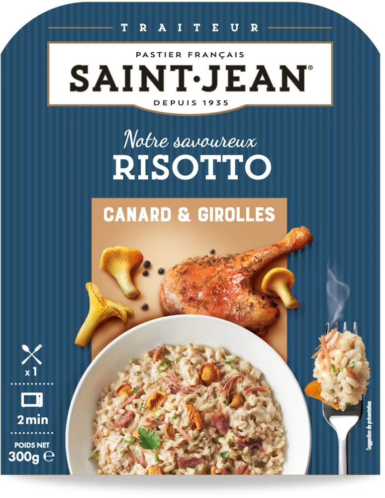 Risotto canard & girolles