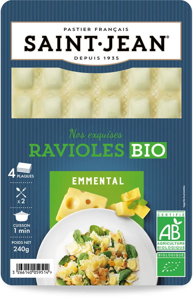 Ravioles BIO Emmental