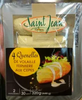 4 Quenelles de volaille fermière aux cèpes