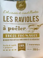 Ravioles à Poêler aux 3 Fromages
