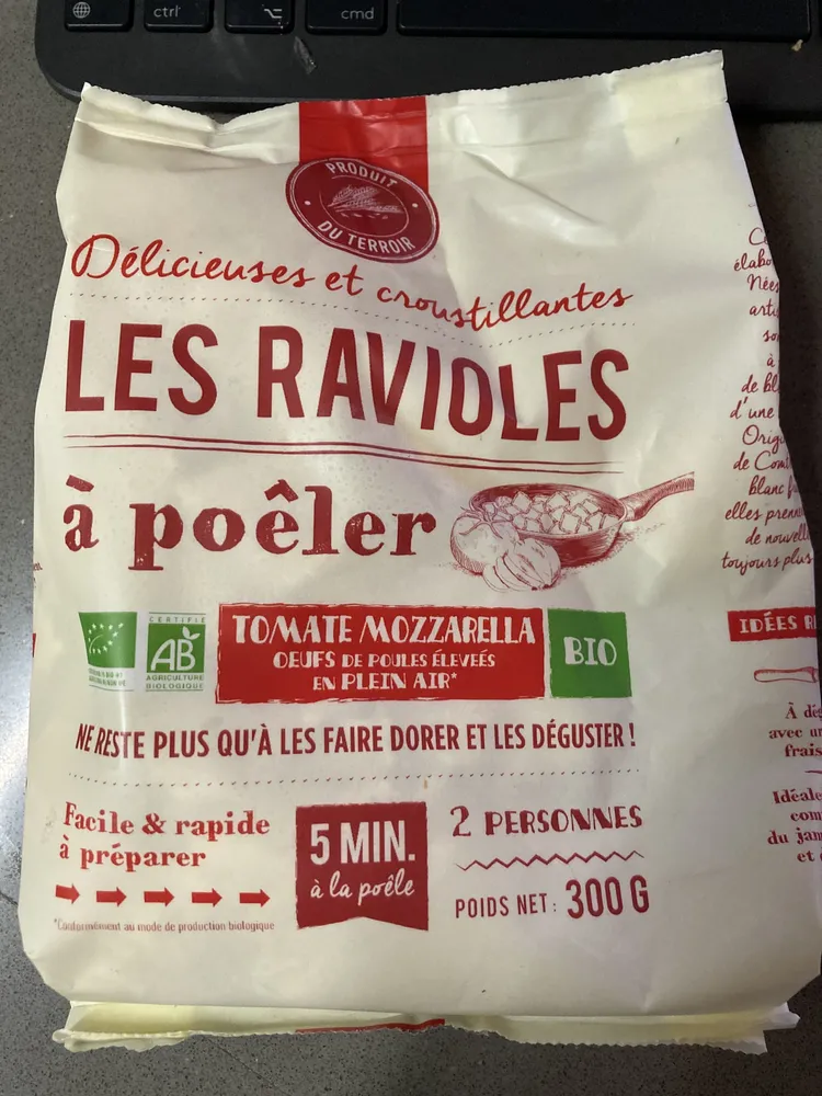 Les ravioles à poêler