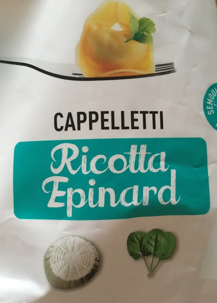 Cappelletti Ricotta epinard